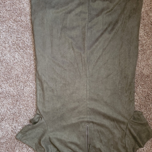 Faux Suede Dress - Picture 3 of 3